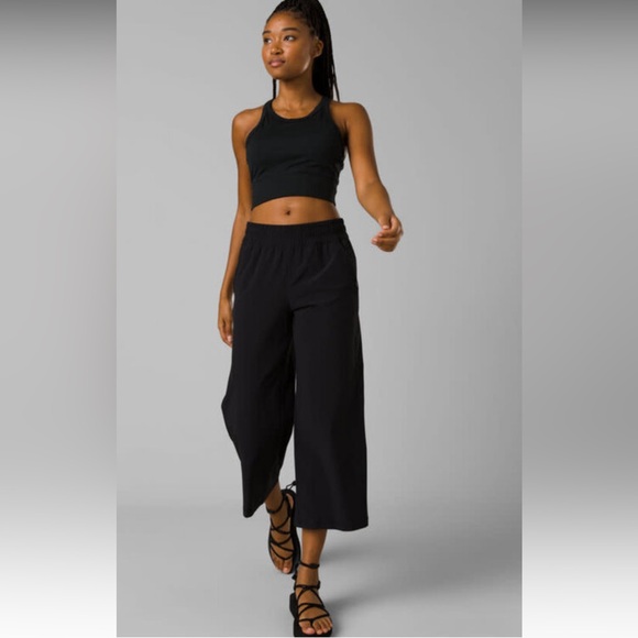 Prana Pants - Prana Women's Black Wide Leg Pants